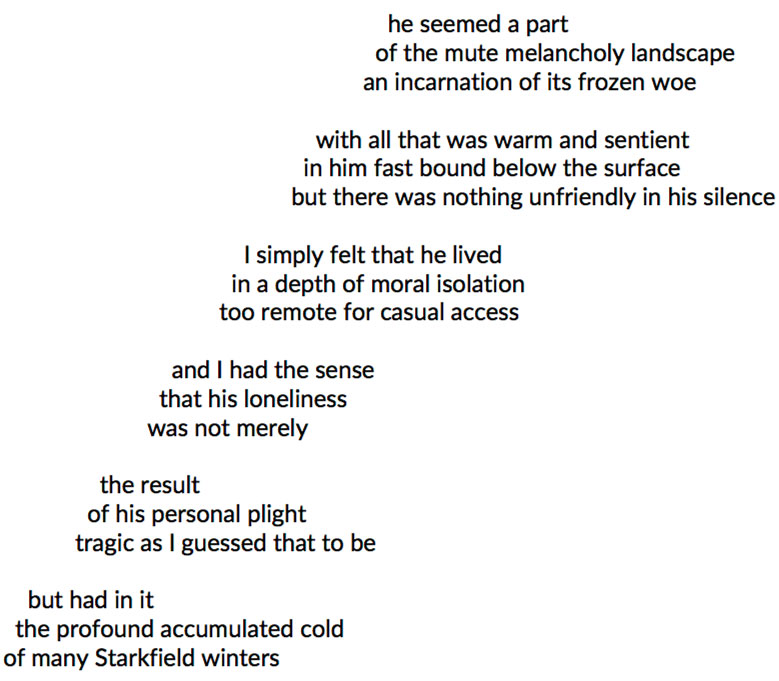 screen capture of Ethan Frome Poem by Bill Yarrow